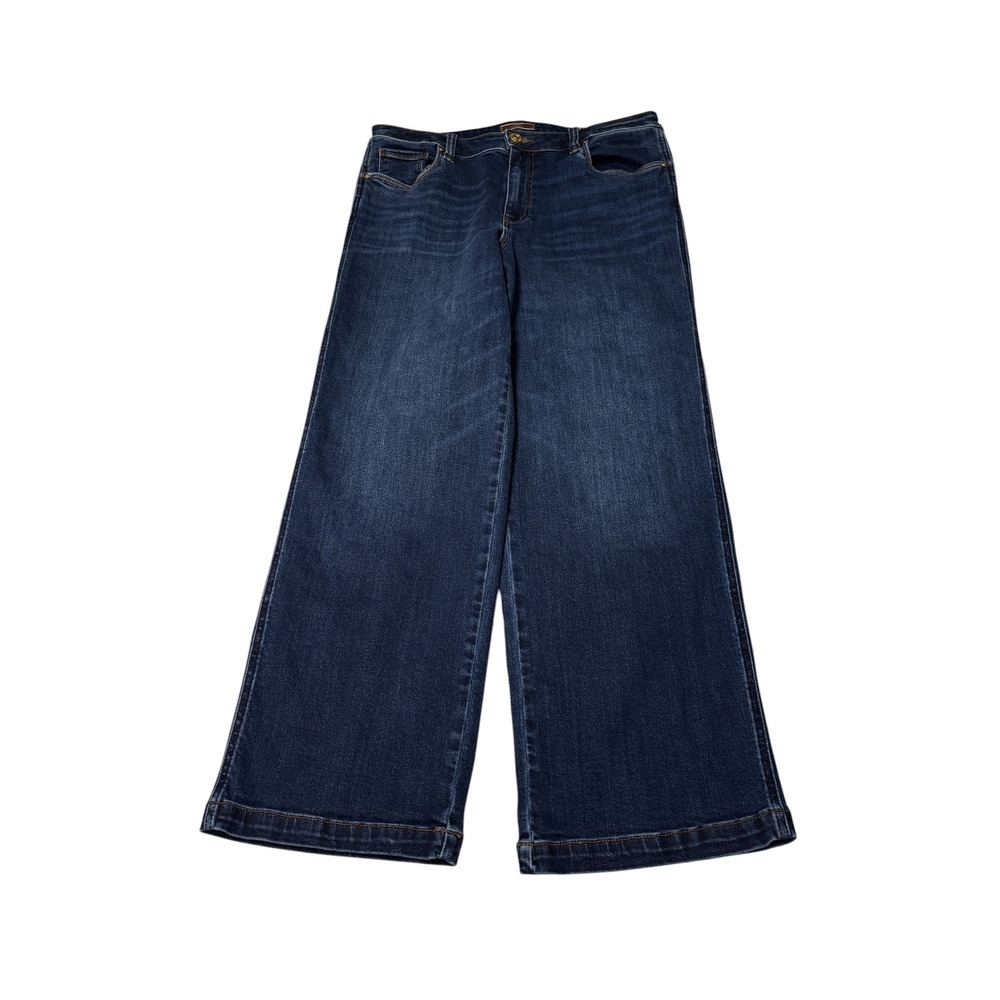 KUT from the Kloth Pattie Straight Leg High Rise Jeans Womens Size 12 W34 L30